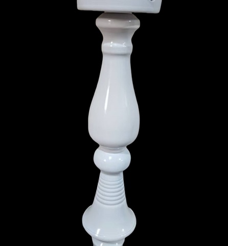 Glass vase front view